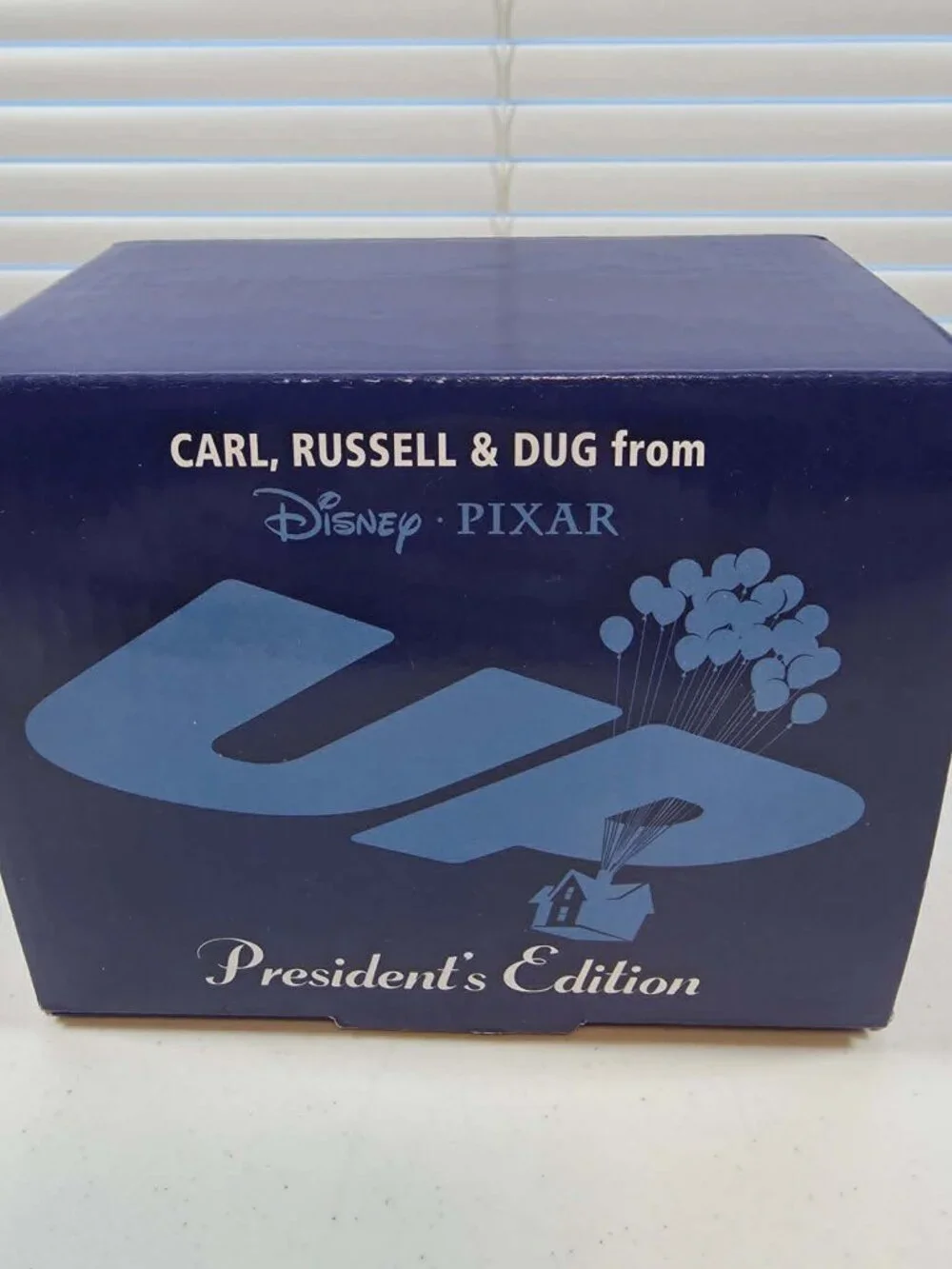 UP CARL RUSSELL DUG PRESIDENTS EDITION CHRISTMAS ORNAMENT DISNEY GROILER W/BOX